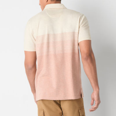 mutual weave Mens Regular Fit Short Sleeve Polo Shirt