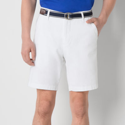 U.S. Polo Assn. Belted Mens Stretch Fabric Chino Short