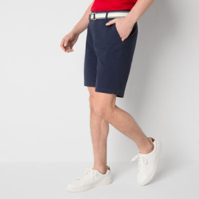 U.S. Polo Assn. Belted Mens Stretch Fabric Chino Short