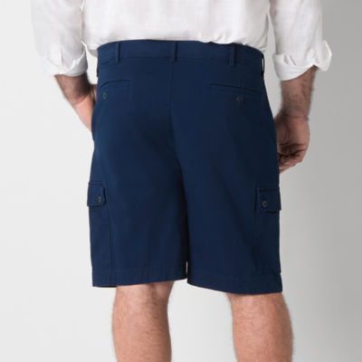St. John's Bay Comfort Waist 10" & 11"  Mens Big and Tall Stretch Fabric Cargo Short