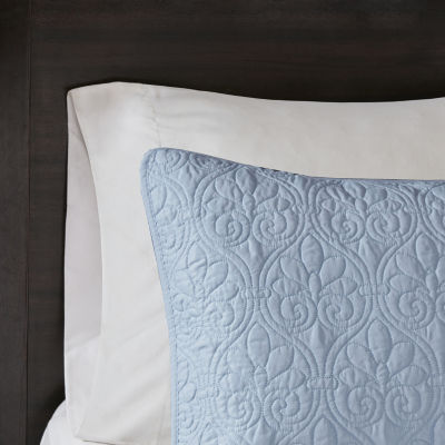 Madison Park Mansfield Antimicrobial Treated Reversible Quilt Set