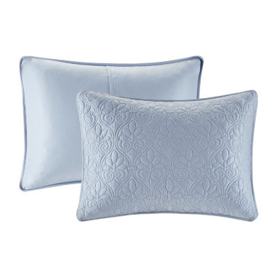 Madison Park Mansfield Antimicrobial Treated Reversible Quilt Set