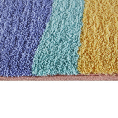INK+IVY Kids Rainbow Bath Rug