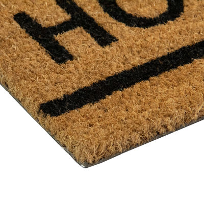 Northlight Home Is Where The Heart Is Outdoor Rectangular Doormat