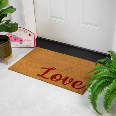 Northlight Love Outdoor Rectangular Doormat