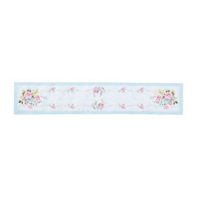 Elrene Home Fashions Rose Cottage Engineered Table Runner