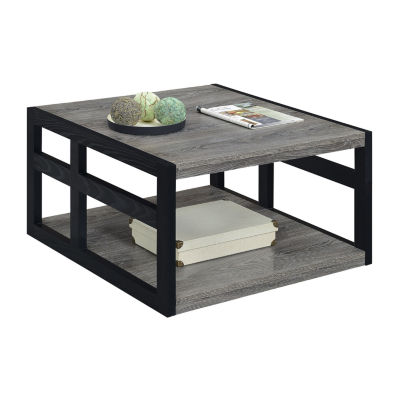 Monterey Square Coffee Table with Shelf