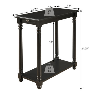 French Country Regent Chairside End Table