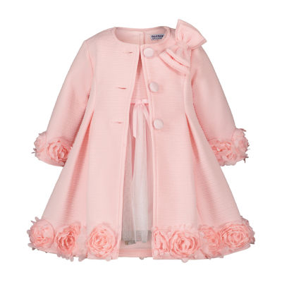 Robe Bébé Fille Blueberi Boulevard - Motif Papillon Rose - Taille 12 Mois - Occasion Très Bon état
