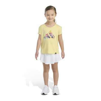 adidas Toddler Girls Skort Set, Color: Powder Yellow JCPenney