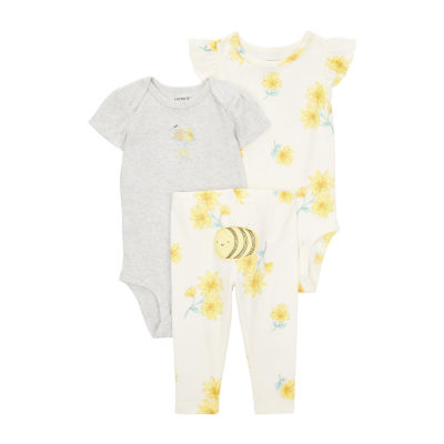 Carter's Baby Girls 3-pc. Pant Set