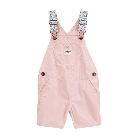 Oshkosh Baby Girls Shortalls, 18 Months, Pink