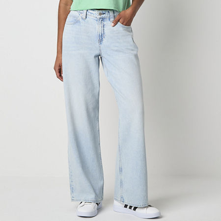 Arizona - Juniors Womens Low Rise Wide Leg Jean