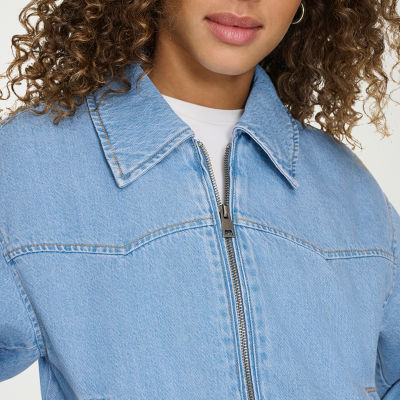 Levi's® Denim Wind Resistant Midweight Womens Bomber Jacket