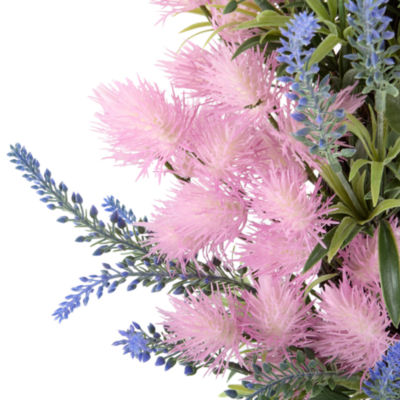 Linden Street 24in Lavendar Wild Flower Wreath