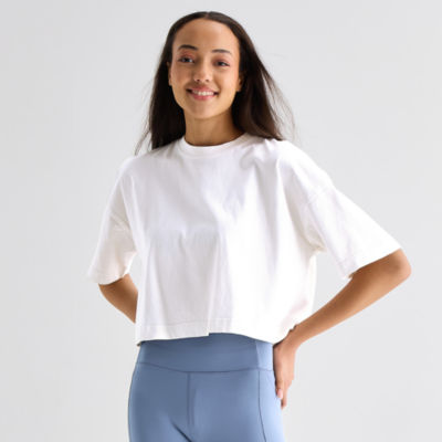 Xersion Womens Crew Neck Short Sleeve Active T-Shirt