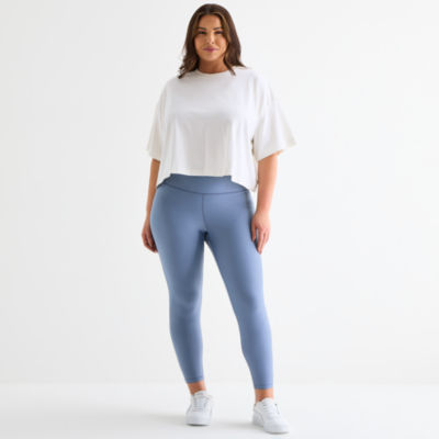 Xersion EverContour+ Womens Quick Dry High Rise 25" Plus 7/8 Ankle Legging