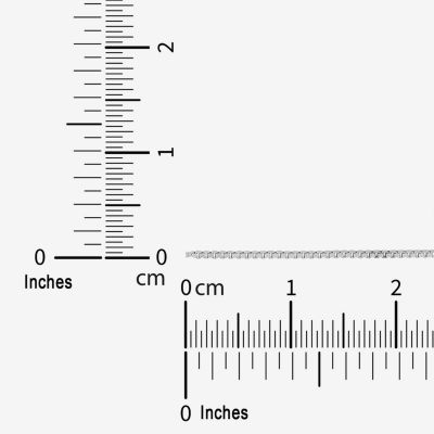 14K White Gold .75mm 16-24" Box Chain