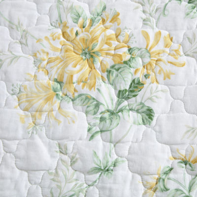 Laura Ashley Honeysuckle 3-pc. Reversible Quilt Set