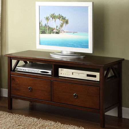 Titian TV Stand, One Size, Brown