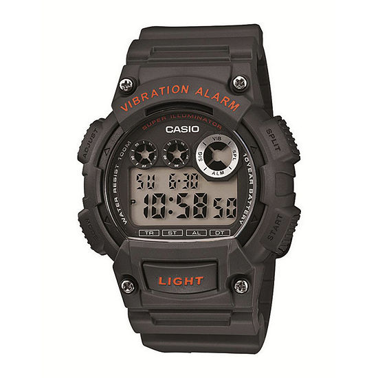Casio® Mens Gray and Red Digital Sport Watch W735H-8AVOS