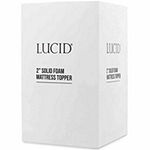 Lucid 2 Inch Foam Mattress Topper
