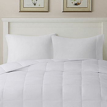 Warmer Cotton Sateen Down Alternative 300 Thread Count Comforter - Level 2  - 3m® Thinsulate : Target