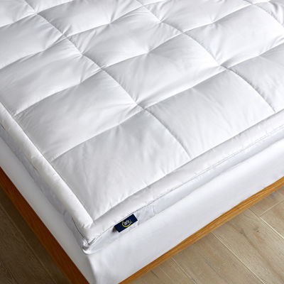 Serta 2" Feather And Down Fiber Top Featherbed