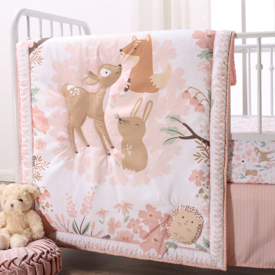 Baby Bedding Woodland Dreams Peanut Shell Baby Girl Crib Bedding