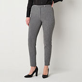 Buy online Grey Solid Ankle Length Flat Front Trouser from bottom wear for  Women by Preego for ₹439 at 56% off