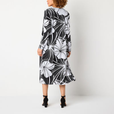 Bold Elements Womens Midi Jacket Dress