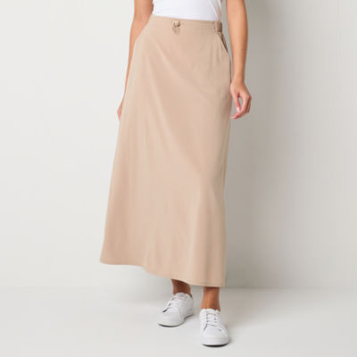 Stylus Womens Mid Rise Maxi Skirt