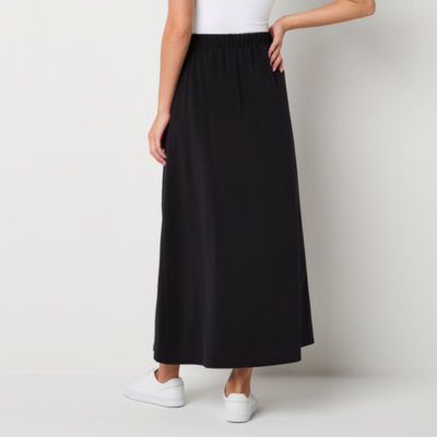 Stylus Womens Mid Rise Maxi Skirt