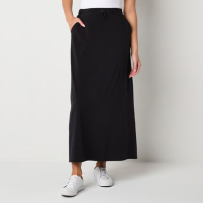 Stylus Womens Mid Rise Maxi Skirt