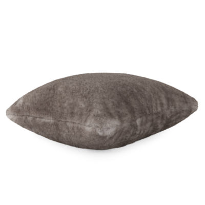 Loom + Forge Faux Fur Square Throw Pillow