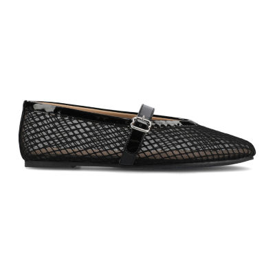 Journee Collection Womens Casha Square Closed Toe Ballet Flats