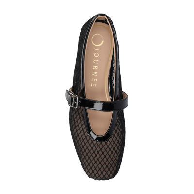 Journee Collection Womens Casha Square Closed Toe Ballet Flats