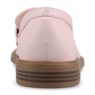 Journee Collection Rainey Womens Almond Closed Toe Loafers