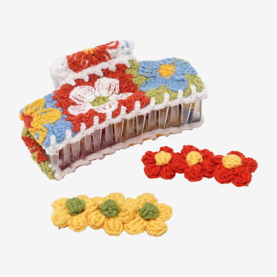 Arizona Crochet 3-pc. Hair Clip