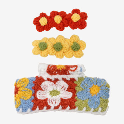 Arizona Crochet 3-pc. Hair Clip