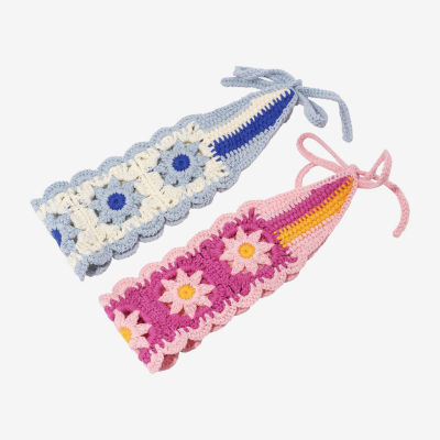 Arizona Floral Crochet 2-pc. Headband