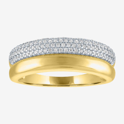 Diamond Addiction (G-H, I1-I2) Womens 6.8mm 1/3 CT. T.W. Lab Grown White Diamond 10K Gold Band