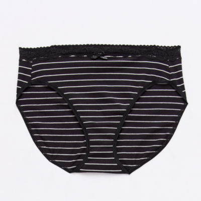 Ambrielle Cotton High Cut Panty