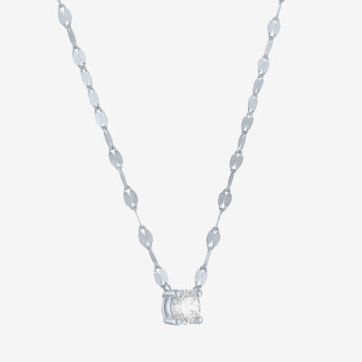 Diamond Addiction (G-H / Si2-I1) Womens 1/3 CT. T.W. Lab Grown White Diamond 10K Gold Round 18 Inch Pendant Necklace
