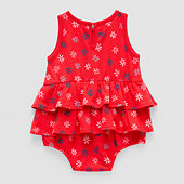 Okie Dokie Baby Girls Sleeveless Romper