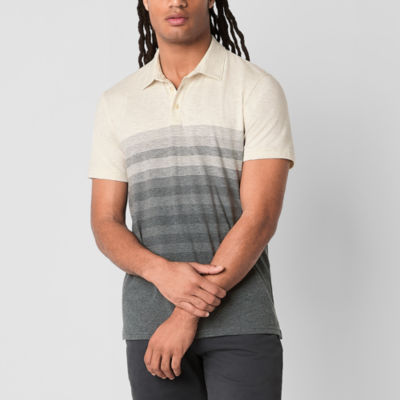 mutual weave Mens Regular Fit Short Sleeve Polo Shirt