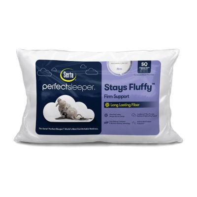 Serta PerfectSleeper Stays Fluffy Firm Support Pillow