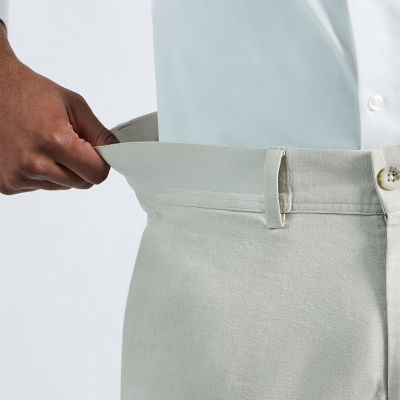 Haggar Comfort Luxe Mens Straight Fit Flat Front Pant