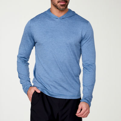 Free Country Mens Long Sleeve Moisture Wicking Reflective Hoodie