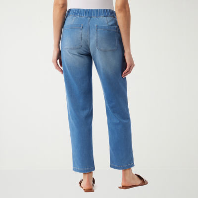Gloria Vanderbilt Anya Womens High Rise Straight Leg Jean